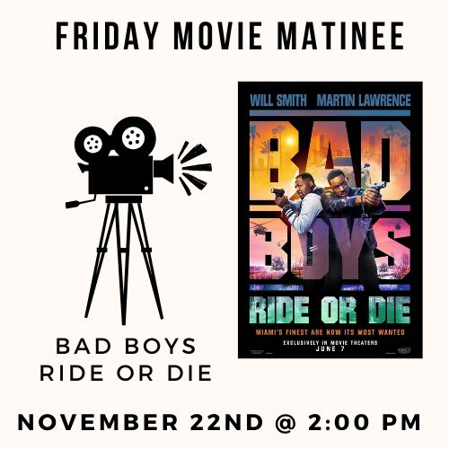 Friday Movie Matinee: Bad Boys Ride or Die 