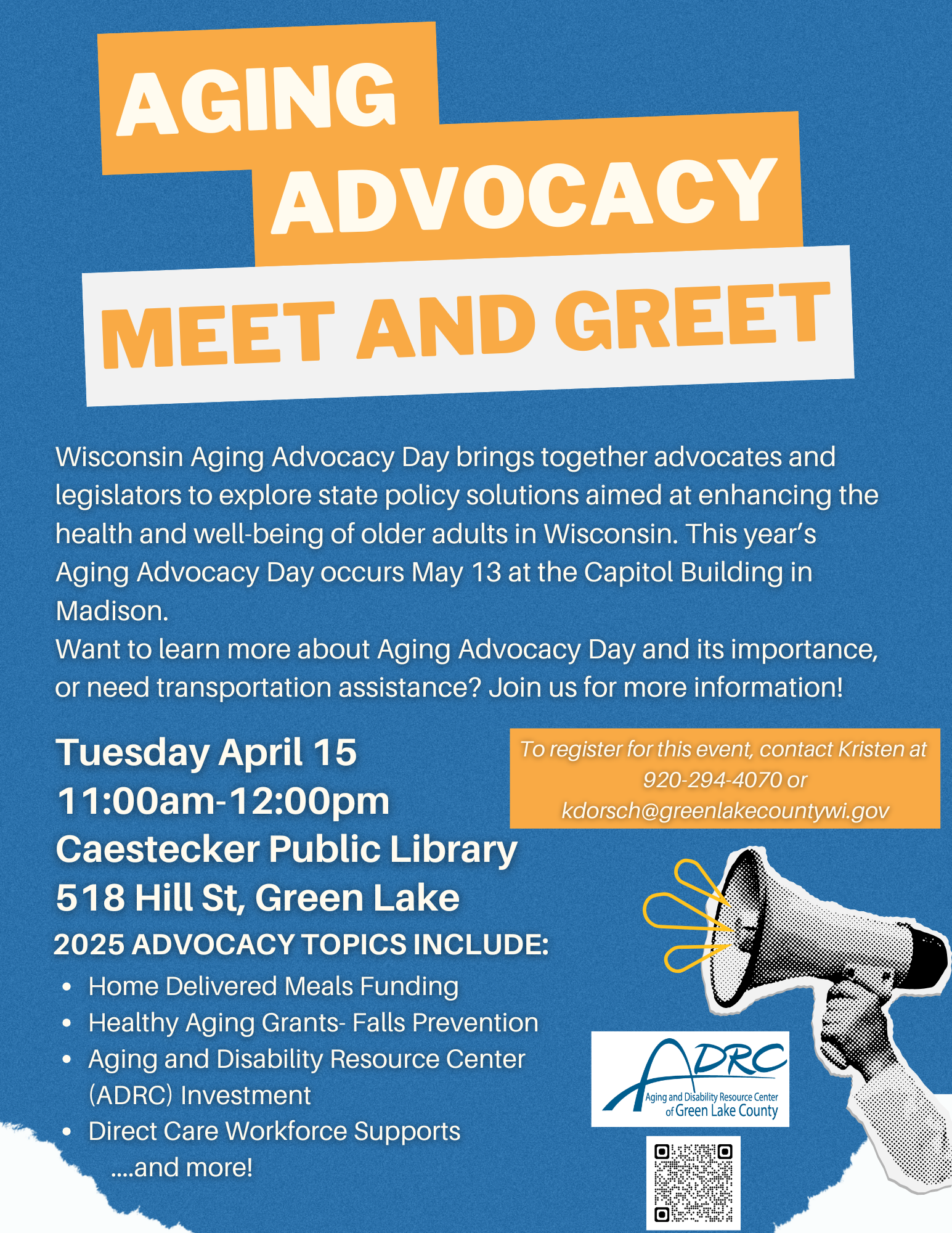 Aging Advocacy Meet and Greet