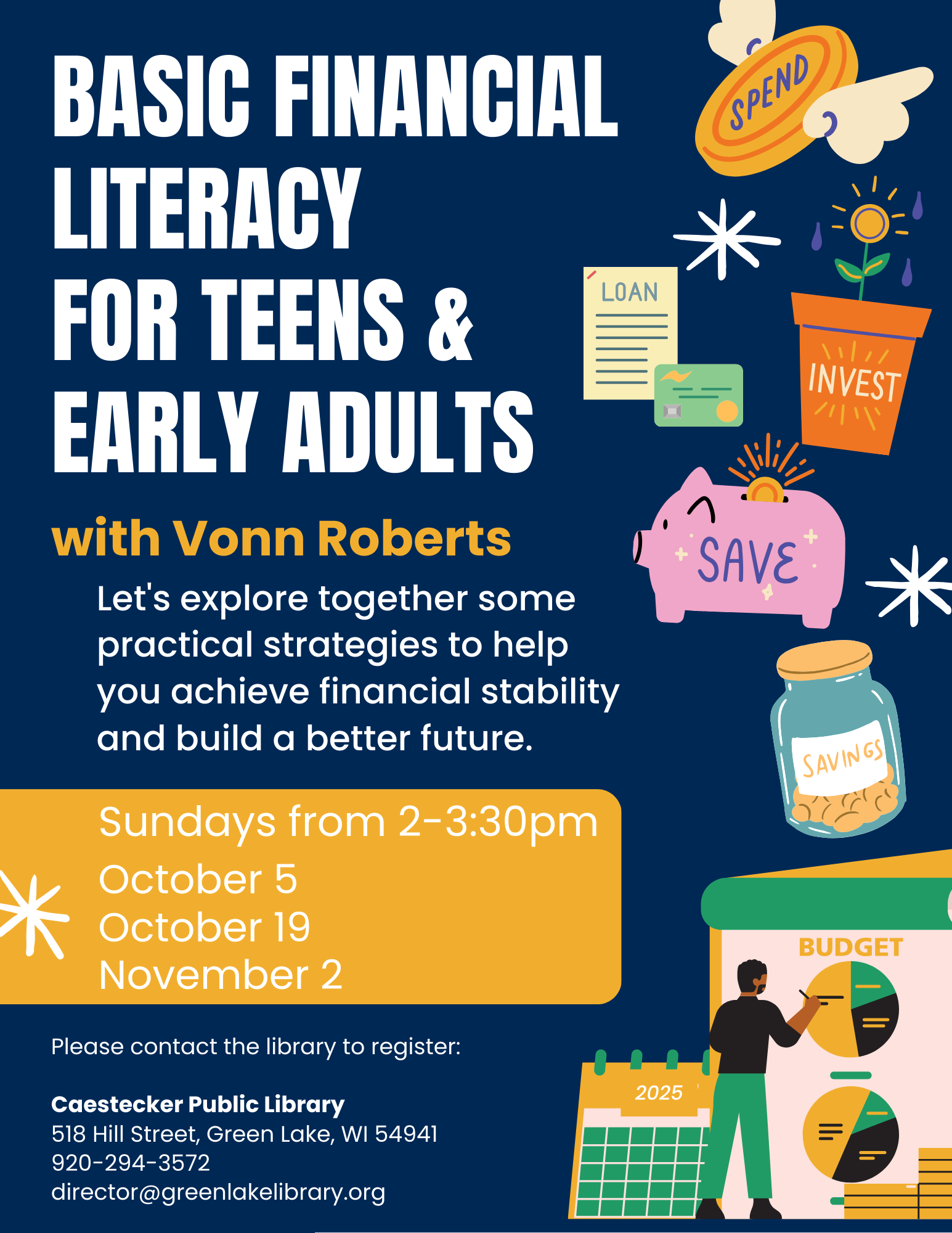 Basic Financial Literacy for Teens and Early Adults with Vonn Roberts