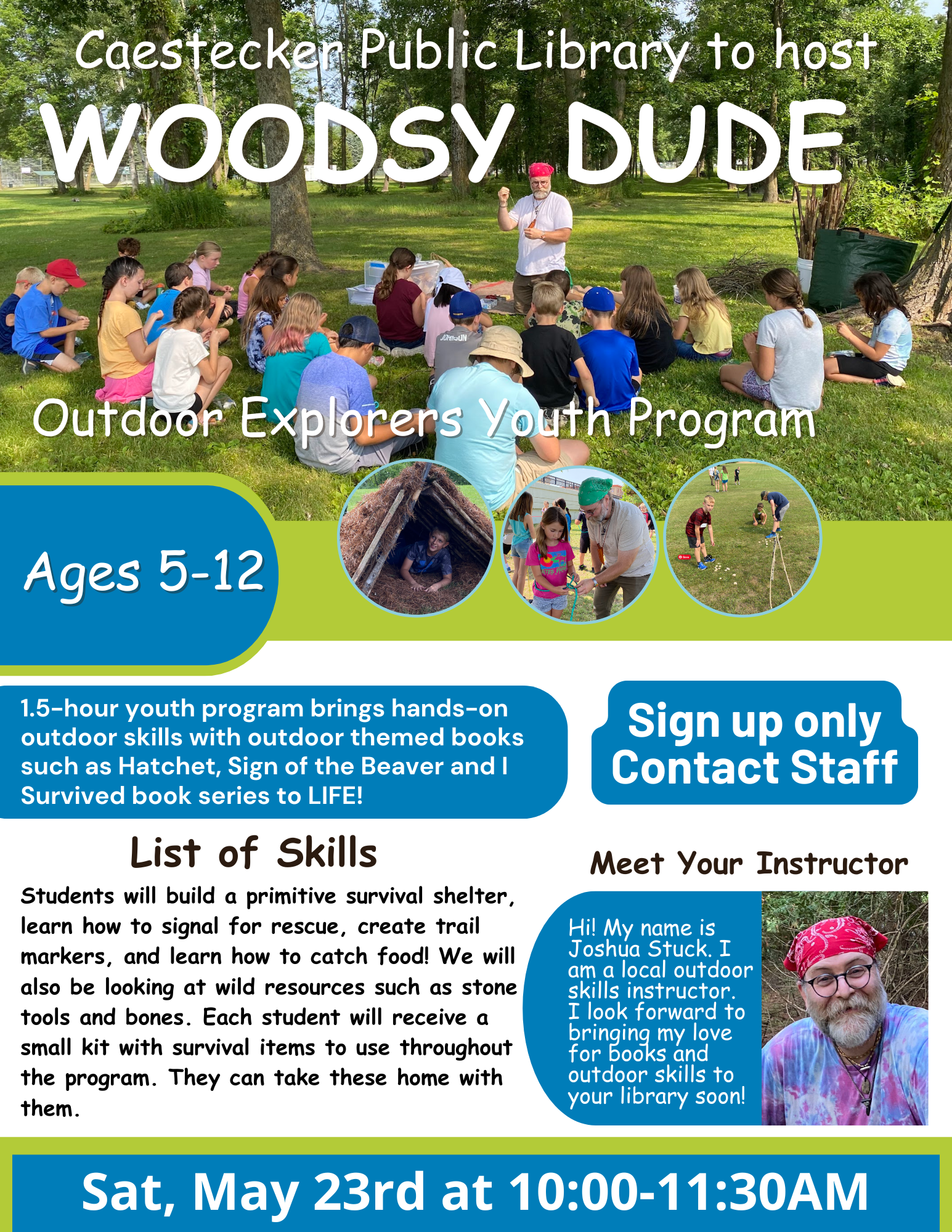 Woodsy Dude: Outdoor Explorers Youth Program